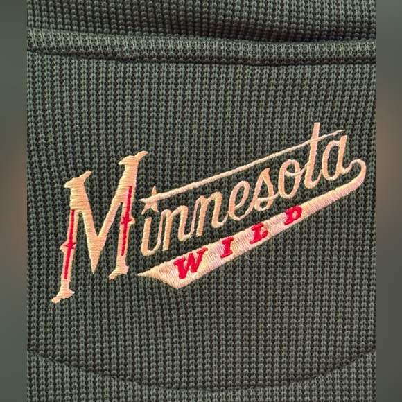 Minnesota Wild Zip Front Jacket M EUC - Picture 8 of 12